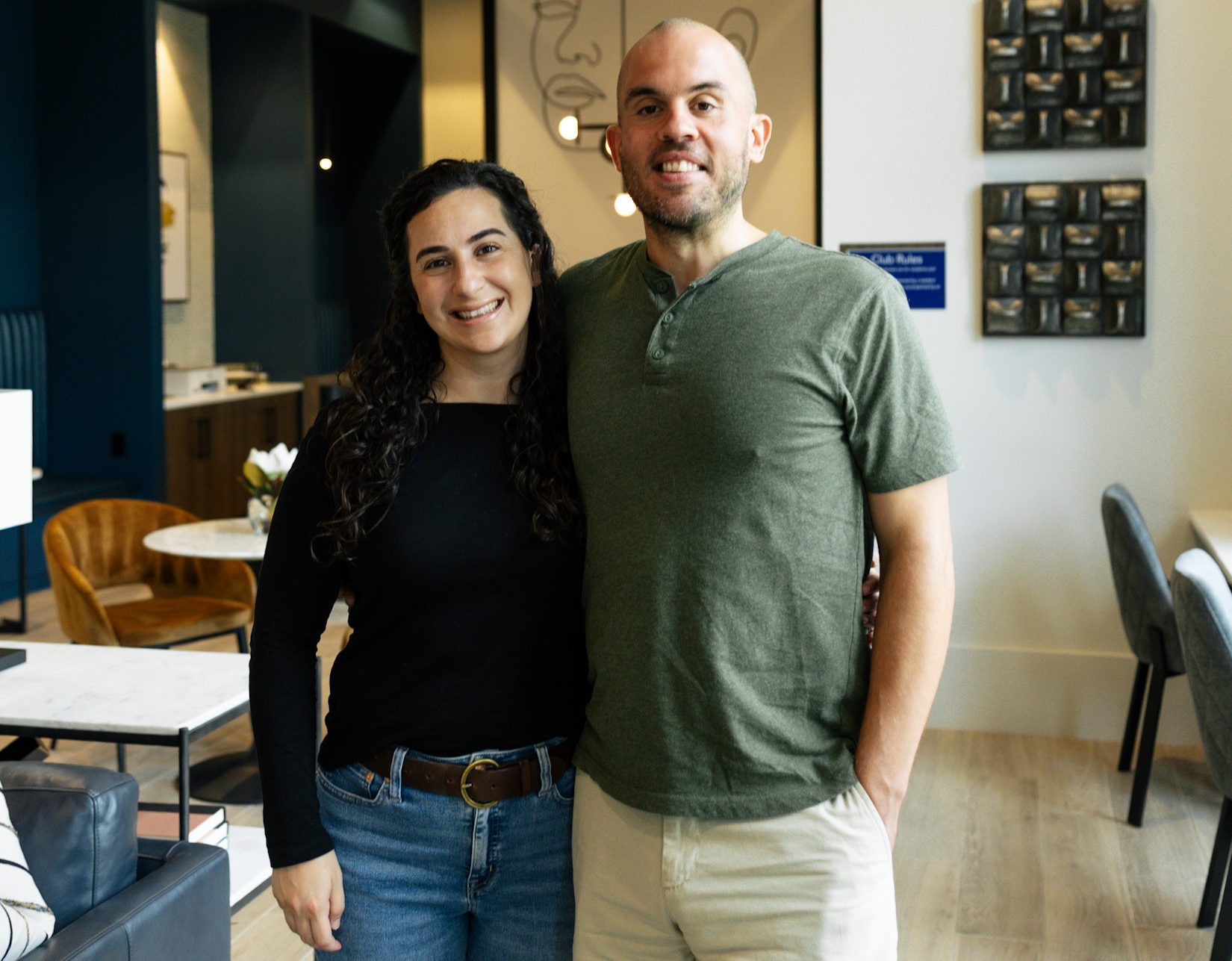 New in town: Jordan and Sandra Ehrman