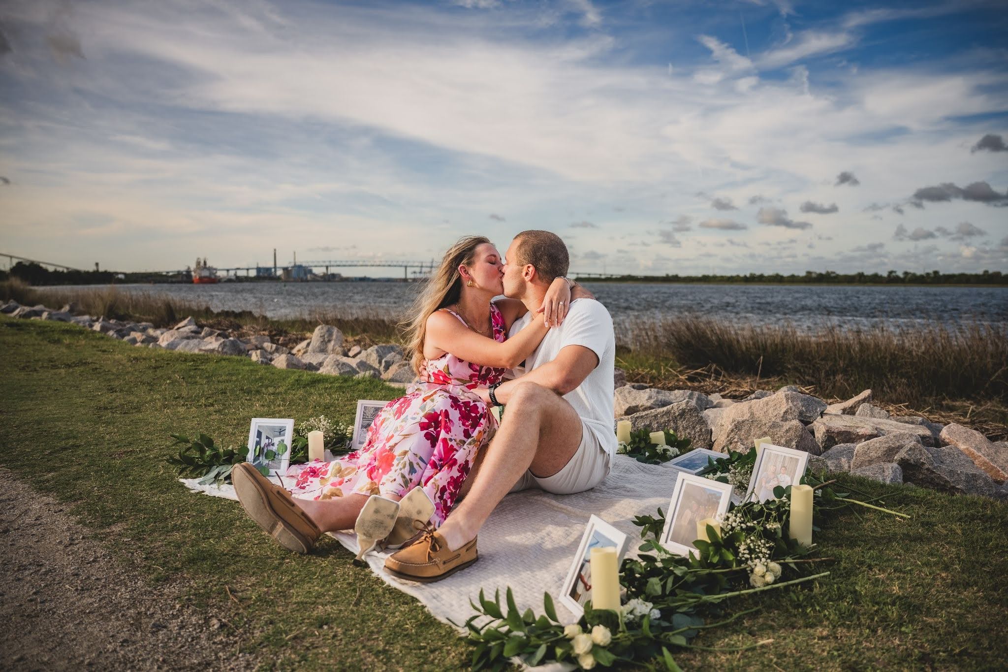 Newly engaged: Alex and Cooper